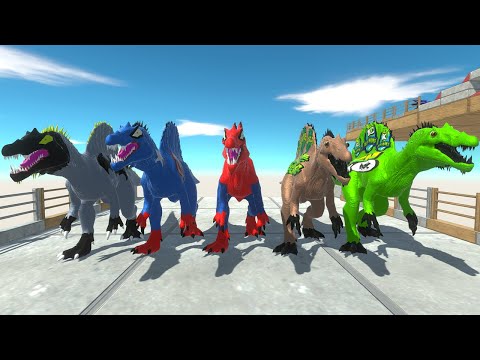 5 Spinosaurus Marvle Comic Vs Cerberus Hellhound Rescue Superman Hunting found Jurassic world ev