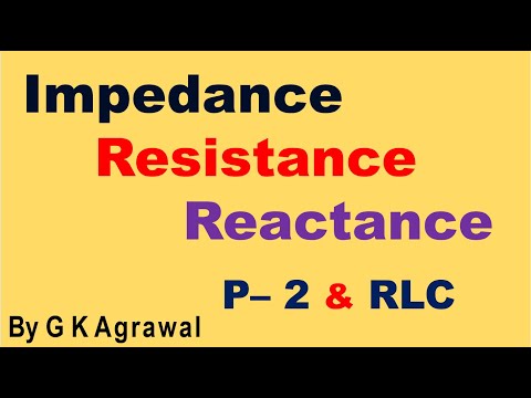 What is Impedance, Resistance difference, RLC circuit part 2 Video