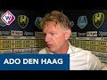 ADO-trainer Fons Groenendijk: 'Wil Ould-Chikh met rust laten' - OMROEP WEST SPORT