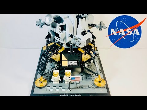 LEGO Creator Expert NASA Apollo 11 Lunar Lander Set 10266 Review!!!