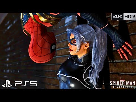 SPIDER-MAN PS5 BLACK CAT DLC The Heist [4K 60FPS] FULL  WALKTHROUGH