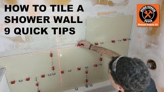 How to Tile a Shower Wall (9 Quick Tips)