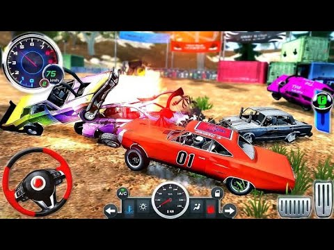 Real Mega Car Crash Driving 3D - Extreme Car Beam Jump Smashing Car Compilation - Android GamePlay