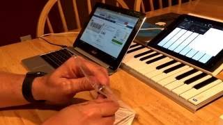 Video thumbnail for CME XKey Air and WIDI BUD by techinmusiced