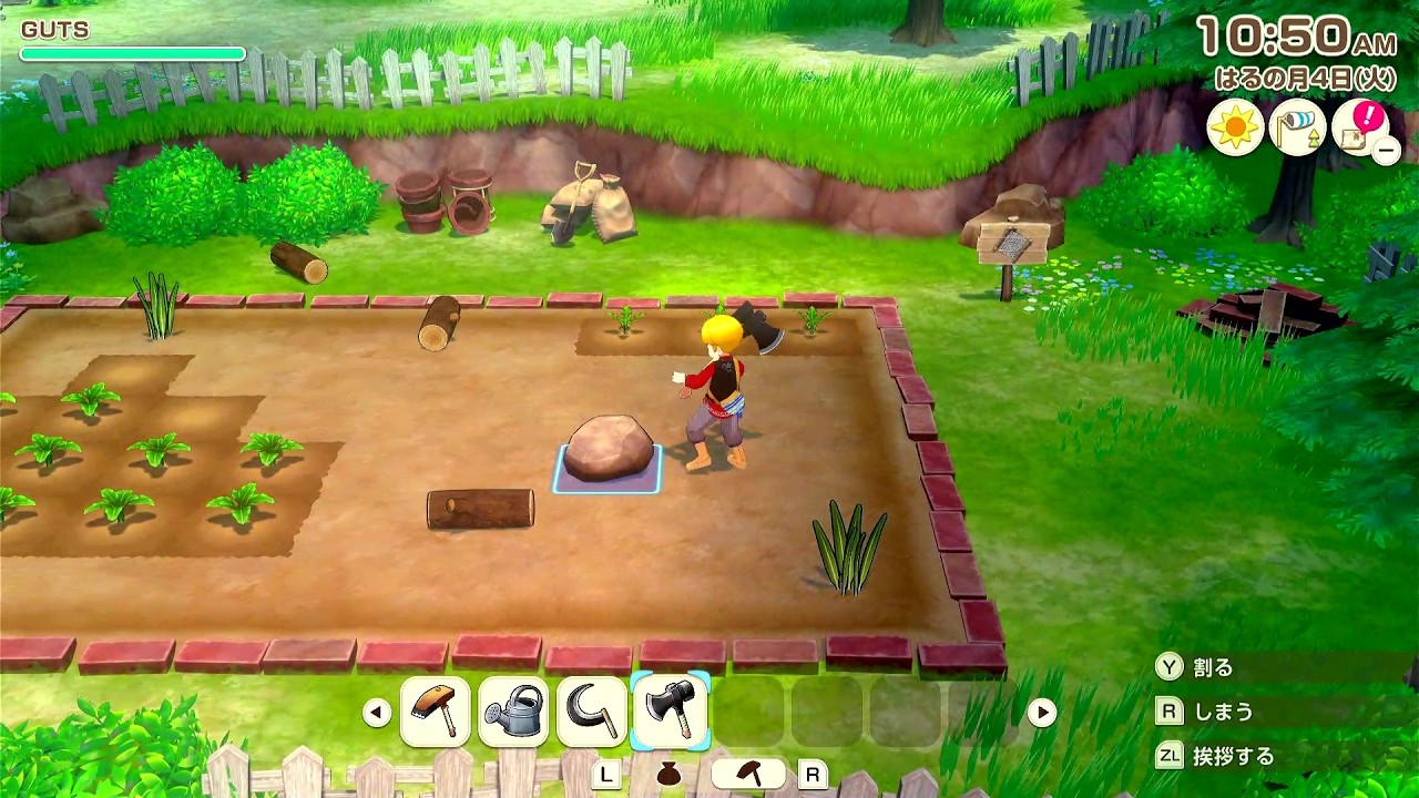 [ネタばれあり]「牧場物語　Let`s!風のグランドバザール２」バジェット使えるようになった２日目