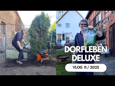 Gemüsegarten vorbereiten | Nachbarschaftshilfe | Muffins backen | Vlog 11/25