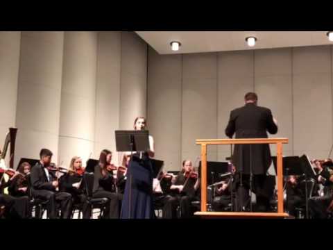 Anna Wood performs the Weber Concertino for Clarinet with the Mobile Symphony Youth Orchestra