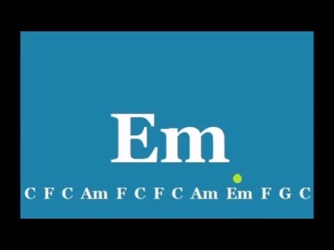 Tony Rice - Home from the forest, chord play along video w. lyrics