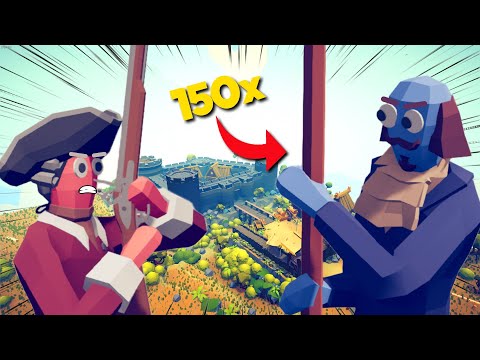 Can 150x rebels capture the castle? - Totally Accurate Battle Simulator TABS