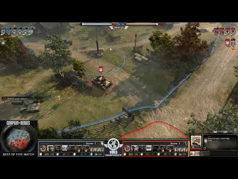 CoH2 World Champs - 3rd place: VonAsten vs. Jove - Game 4 of 5 - AMAZING series fighting for $2000!