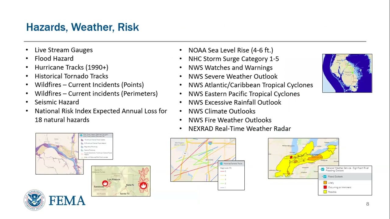 URISA Webinar: FEMA’s Resilience  Analysis and Planning Tool (RAPT) - February 7, 2024