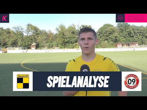 Die Spielanalyse | SV Deutz 05 U17 - SV Bergisch Gladbach 09 U17 (U17-Mittelrheinliga, 5. Spieltag)