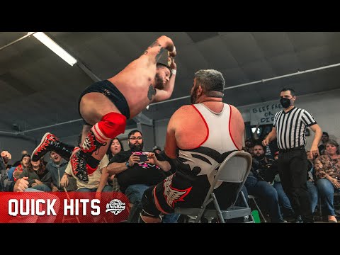 JD Drake vs. Big Beef - Limitless Wrestling (Hoss Fight Highlights AEW Workhorsemen PWG AAW)