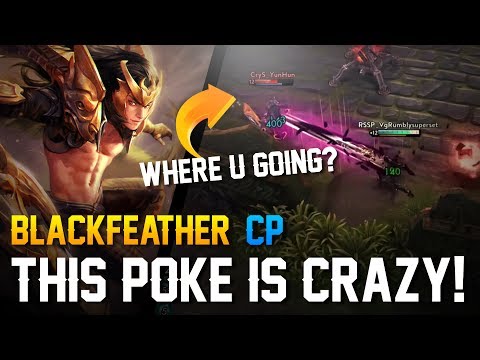 Vainglory YoloQ - Ep 36: CRAZY POKE DAMAGE!! Blackfeather |CP| Jungle Gameplay