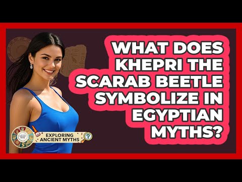 What Does Khepri The Scarab Beetle Symbolize In Egyptian Myths? - Exploring Ancient Myths