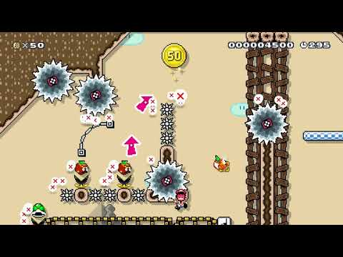 Death Valley's Koopa Rush by deathshot1 🍄Super Mario Maker 2 ✹Switch✹ #byw
