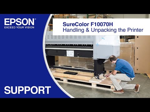 Handling & Unpacking the Printer