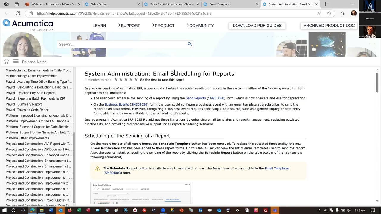 What's New in Acumatica 2025 R1
