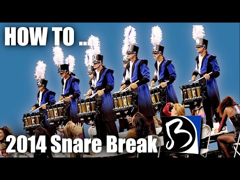 Learn the Blue Devils 2014 Snare Break