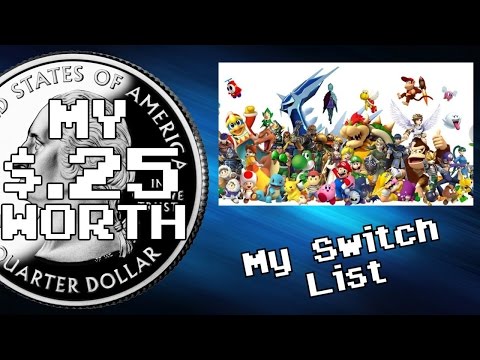 My 25 Cents Worth 3/5/2017 - My Switch List