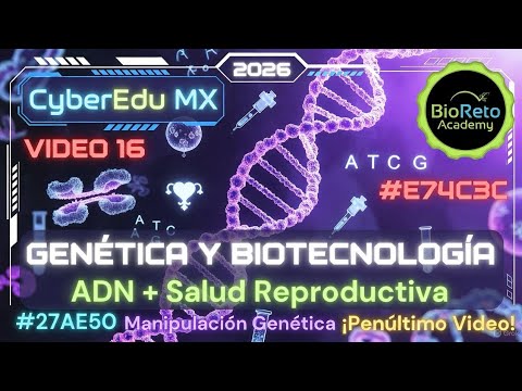 VIDEO 16: GENÉTICA Y BIOTECNOLOGÍA - ADN, Salud Reproductiva y Manipulación Genética - Anime ECOEMS 2026