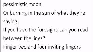 No use for a name   I want to be wrong avec lyrics