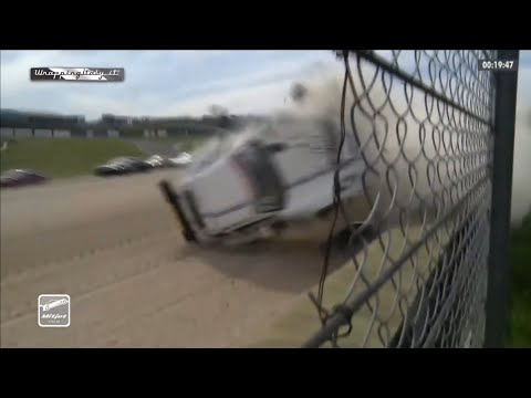 Mitjet Italia Racing Series 2023. Race 3 Autodromo Vallelunga Piero Taruffi. Start Huge Crash