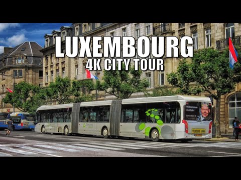Luxembourg City Tour in 4K | City Tours 2024 | Tour #027
