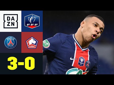 Icardi und Mbappe schießen PSG ins Viertelfinale: Paris - Lille 3:0 | Coupe de France | DAZN