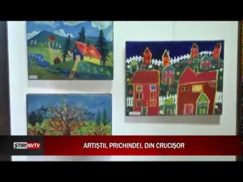 Elevii din Crucişor expun la Biblioteca Judeţeană