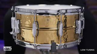 Video thumbnail for Ludwig 14x6.5 Bronze Phonic Hammered Snare Drum (LB552K) by Memphis Drum Shop