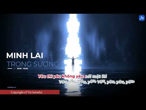 Karaoke Trong Sương - Minh Lai