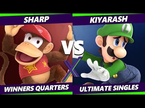 S@X 383 Online Winners Quarters - Sharp (Diddy Kong) Vs. Kiyarash (Luigi) Smash Ultimate - SSBU