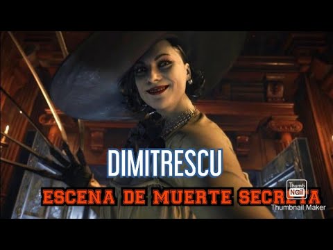RESIDENT EVIL 8 VILLAGE ESCENA DE MUERTE SECRETA DE DIMITRESCU