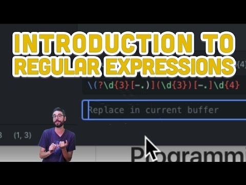 2.1: Introduction to Regular Expressions - Programming with Text Video