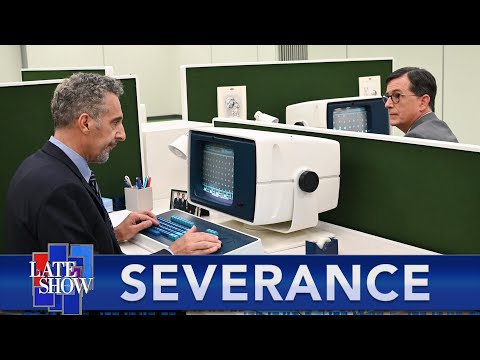 Stephen Colbert Inserts Himself Into An Episode Of 'Severance' But Thinks He's Starring In 'The Office'