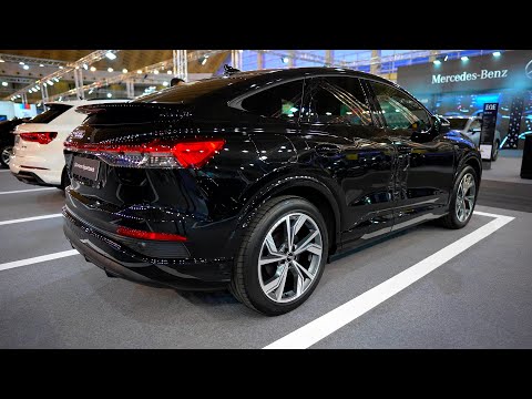 NEW 2024 Audi Q4 Sportback e-tron S Line | Luxury SUV in detail 4k