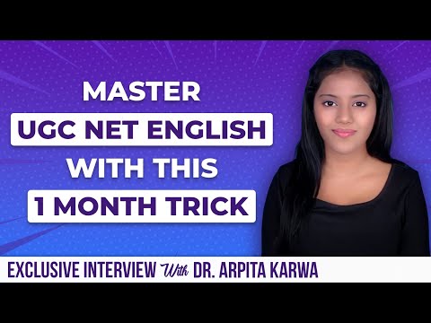 Know How I Cracked UGC NET English with This 30-Day Plan | ft. Bidisha Dutta