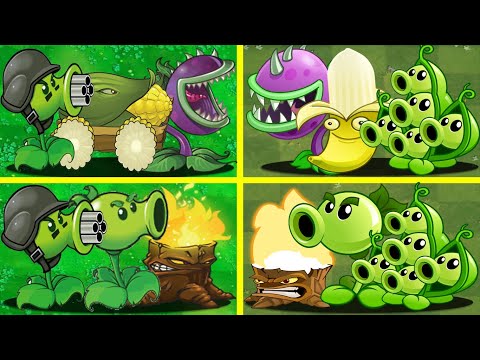 Team PvZ 1 Vs PvZ 2 Team Plants Vs Team Plants-That Team Plant Will Win?Plants Vs Zombies 2