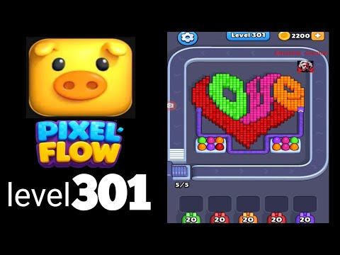 Pixel Flow Level 301 Walkthrough