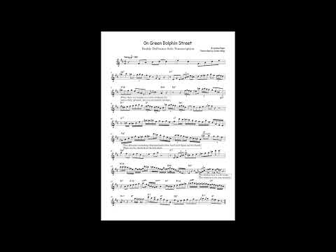 On Green Dolphin Street Buddy DeFranco Solo Transcription
