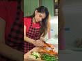 Anushka Sen Cutting Vegetables Shorts Anushkasen