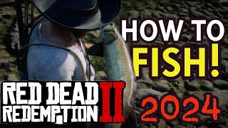 RDR2 How to Fish on PC!! Red Dead Redemption Online