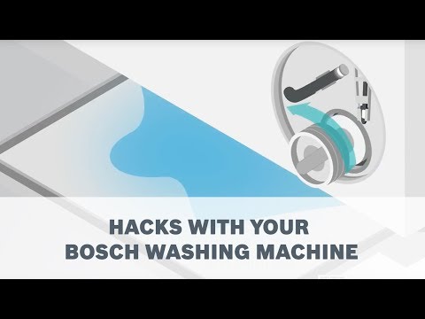Hacks with your Bosch Washing Machine