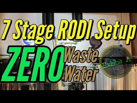 How to set up a RODI system with ZERO WASTE WATER