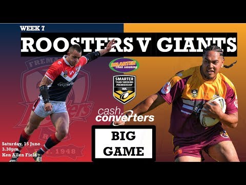 Smarter Than Smoking Premiership 2019 Round 7 - Fremantle v Joondalup