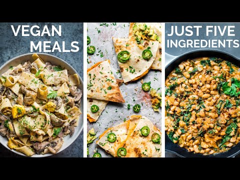 DELICIOUS 5-INGREDIENT VEGAN RECIPES (that aren't basic or boring)!