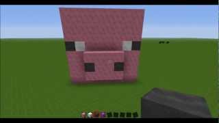 How to make a Minecraft Pig Face