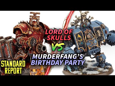 Lord of Skulls vs Murderfang's Birthday Party #warhammer40k #battlereport