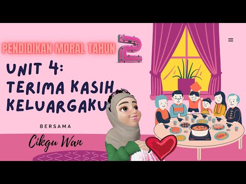 PENDIDIKAN MORAL TAHUN 2 UNIT 4 : TERIMA KASIH,KELUARGAKU